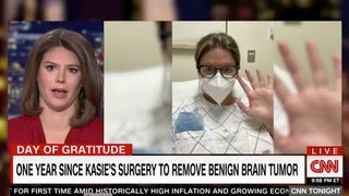 CNN’s Kasie Hunt Reflects a Year After Brain Tumor Surgery: ‘Grateful’ to Those Who ‘Brought Me to This Changed Place’ (Video)