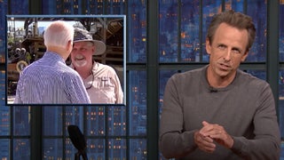 Meyers Confounded by President’s ‘No One F–s With a Biden’ Comment: ‘He Went From Uncle Joe to Scranton Joe’ So Fast (Video)