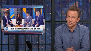 Meyers Mocks Republican ‘Commitment to America’ Pamphlets: ‘Not Helping’ Accusations of Being Trump ‘Cult’ (Video)