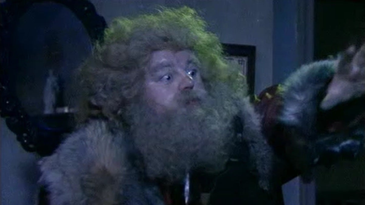 Robbie Coltrane in Blackadder's Christmas Carol Robbie Coltrane in Blackadder's Christmas Carol