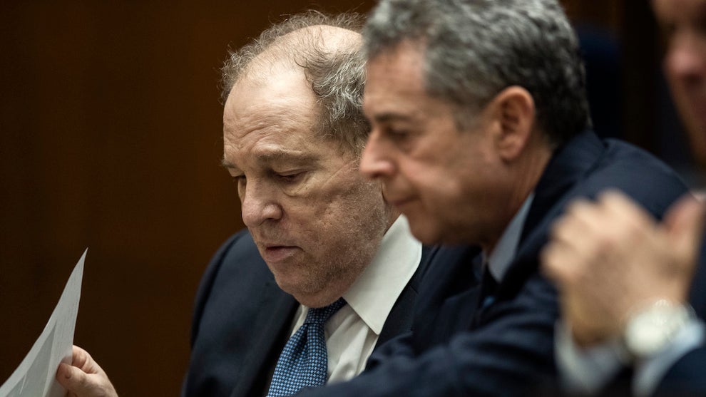 Harvey Weinstein and his lawyer