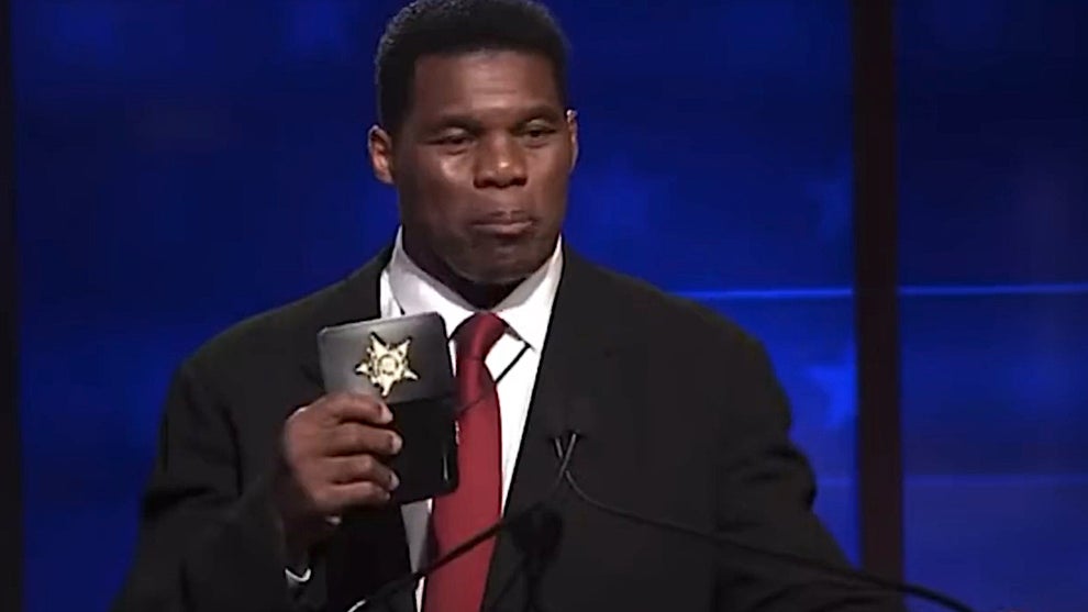 herschel walker police badge