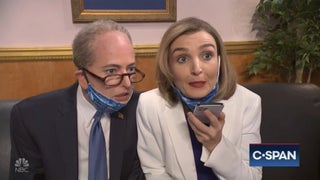 ‘SNL’ Riffs on Pelosi’s Comments With Buffoonish Schumer: ‘If Trump Comes, I’m Gonna Let Him Punch Me in the Face’ (Video)