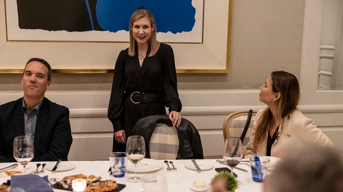 Dallas Lawrence, Sarah Early and Filiz Bahmanpour, TheGrill Dinner 2022 Dallas Lawrence, Sarah Early and Filiz Bahmanpour, TheGrill Dinner 2022
