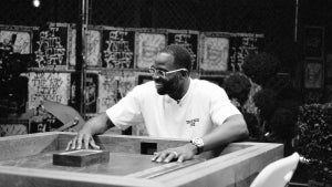 Draymond Green on set of "Throwing Bones" (SpringHill Company)