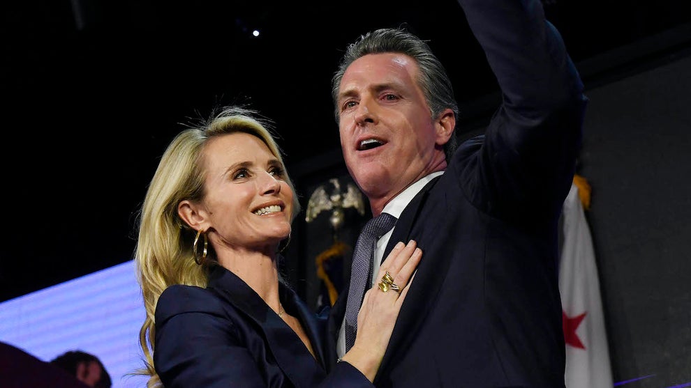 Jennifer and Gavin Newsom