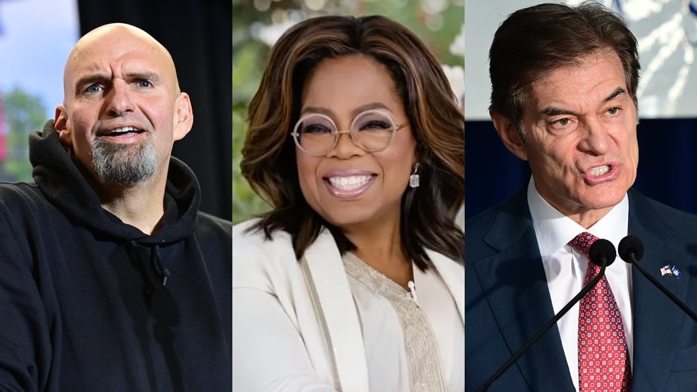 John Fetterman and Oprah and Dr Oz