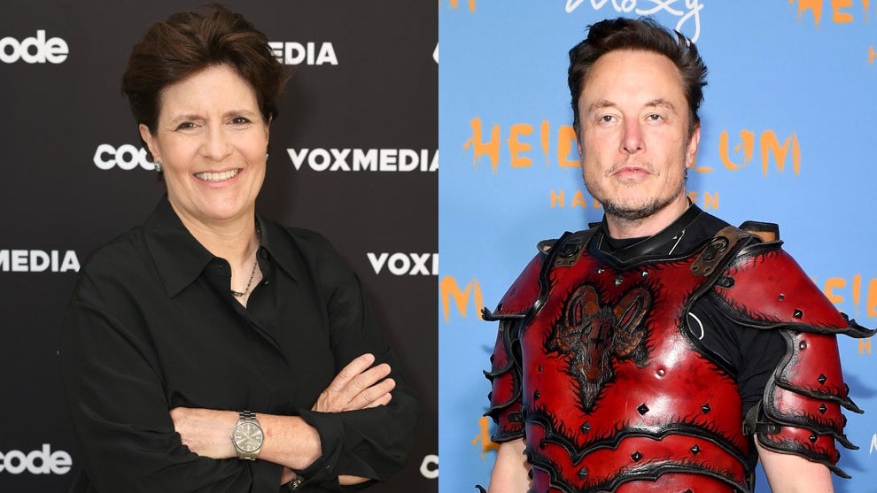 Kara Swisher and Elon Musk