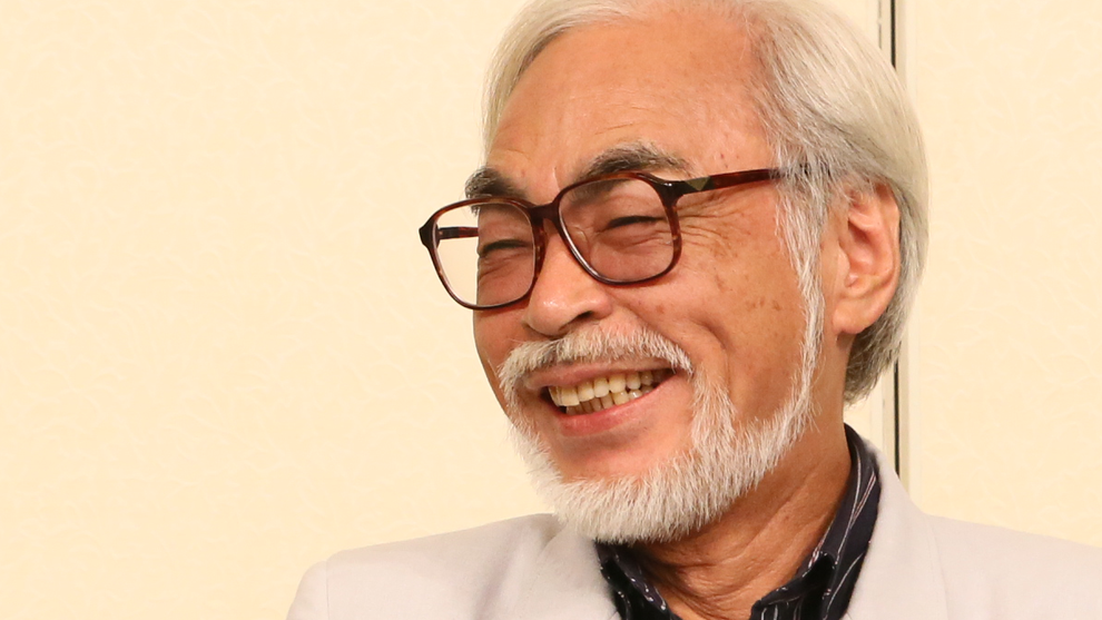 Hayao Miyazaki interviewing for his 2013 retirement