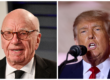 Rupert Murdoch and Donald Trump