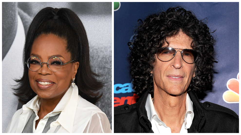 Oprah Winfrey and Howard Stern