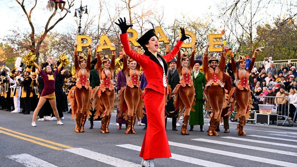 "2022 Macy's Thanksgiving Day Parade" -- Pictured: Lea Michel as Fanny Brice -- (Photo by: Roy Rochlin/NBC)
