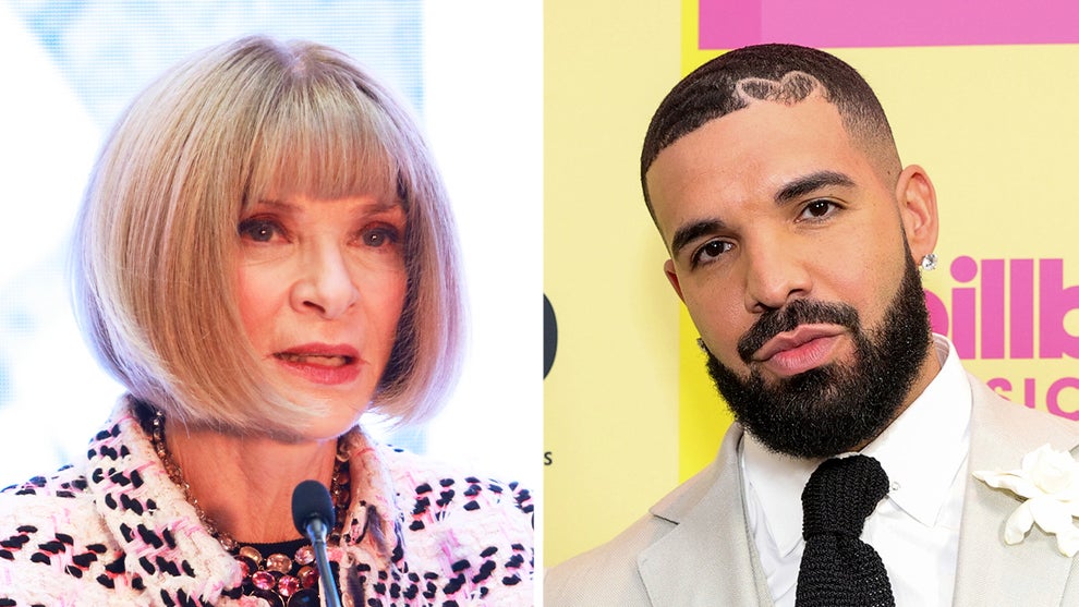 Vogue editor Anna Wintour; Drake (Getty Images)