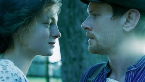 Emma Corrin and Jack O'Connell in "Lady Chatterley's Lover"