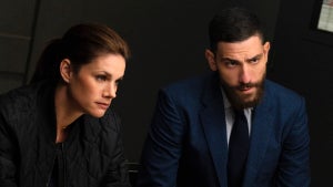 Missy Peregrym and Zeeko Zaki in “Ready or Not” episode of “FBI”