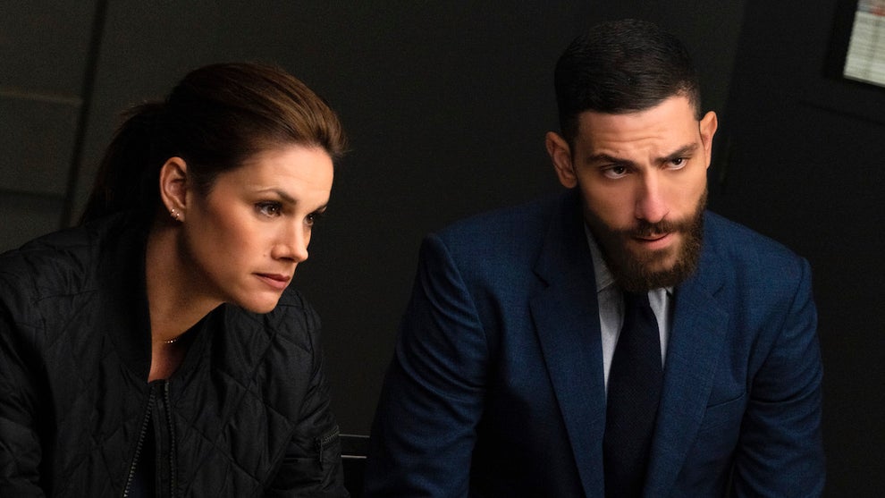 Missy Peregrym and Zeeko Zaki in “Ready or Not” episode of “FBI”