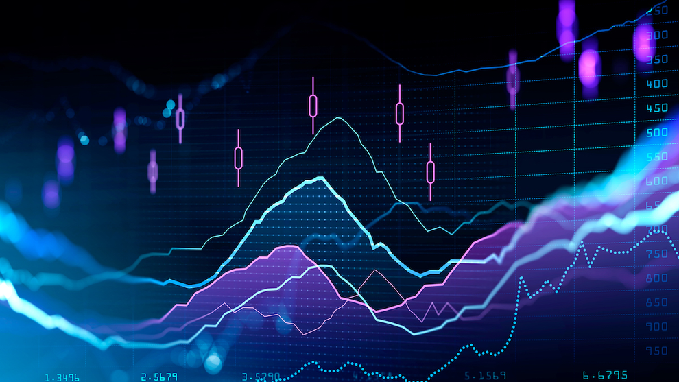 stock rising numbers chart getty images