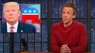 Trump Is a ‘Pariah,’ but His Latest Business Ploy Is ‘More Pathetic Than Anyone Could Have Possibly Imagined,’ Meyers Says (Video)