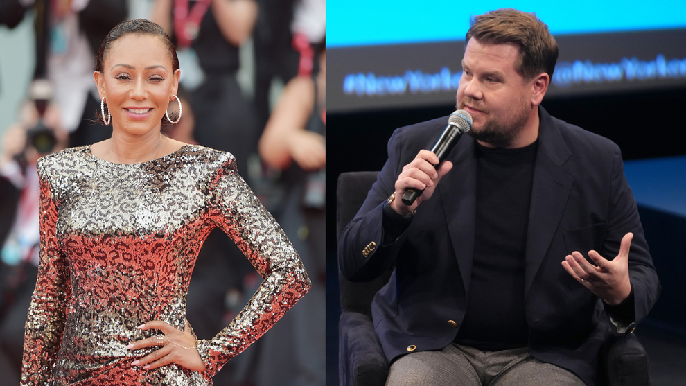 Mel B and James Corden (Getty Images)