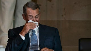 Former House Speaker John Boehner Gives Tearful Tribute to Nancy Pelosi at Portrait Unveiling