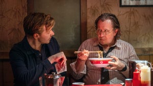 Jack Lowden and Gary Oldman in "Slow Horses"
