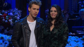 ‘SNL’: Cecily Strong Gets a Tear-Filled ‘Blue Christmas’ Goodbye From Cast and Austin Butler (Video)