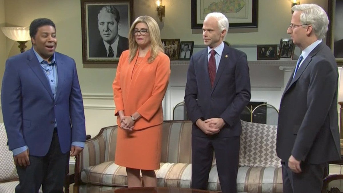 SNL Cold Open Kenan Thompson's Herschel Walker Sits Down With McConnell