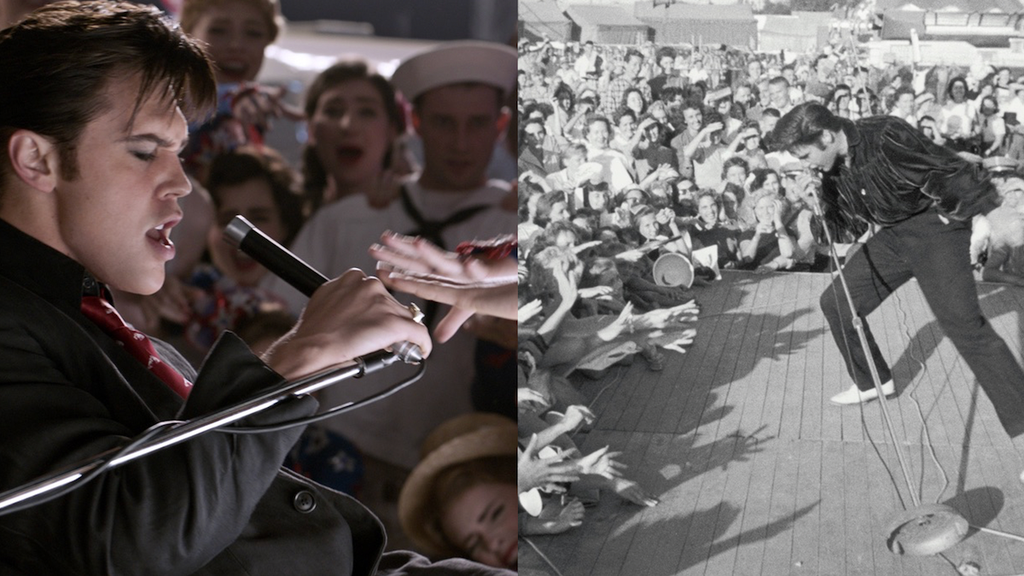 Austin Butler and Elvis Presley