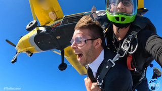 ‘The Bachelor’ Zach Shallcross Buckles Up for Turbulence, Lip Locks and Lots of Crying (Exclusive Video)