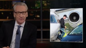Bill Maher Leonardo DiCaprio private jet