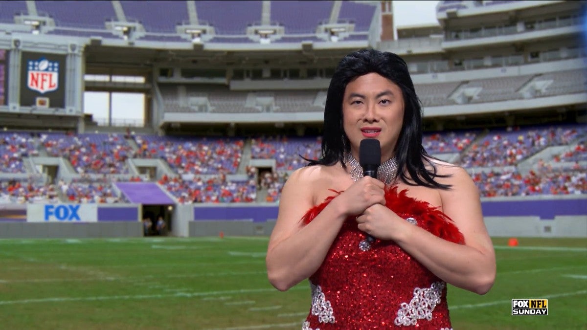 'SNL' Bowen Yang's Santos Hijacks 'Fox NFL Sunday' and Lies