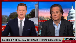 ‘Morning Joe’: George Conway Rails on Meta’s ‘Absolutely Mystifying’ Decision to Reinstate Trump: ‘He’s Worse Today’ (Video)