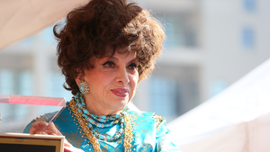 Gina Lollobrigida is honored with a star on The Hollywood Walk Of Fame on February 01, 2018