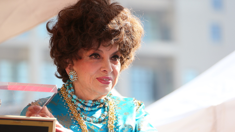 Gina Lollobrigida is honored with a star on The Hollywood Walk Of Fame on February 01, 2018