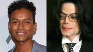 Jaafar Jackson and Michael Jackson