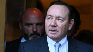 Kevin Spacey leaves the US District Courthouse on October 06, 2022 in New York City