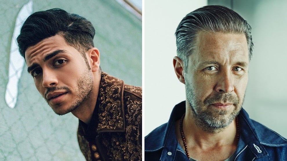 Mena Massoud and Paddy Considine