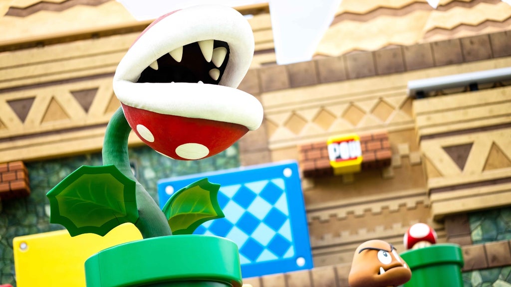 SUPER NINTENDO WORLD land at USH