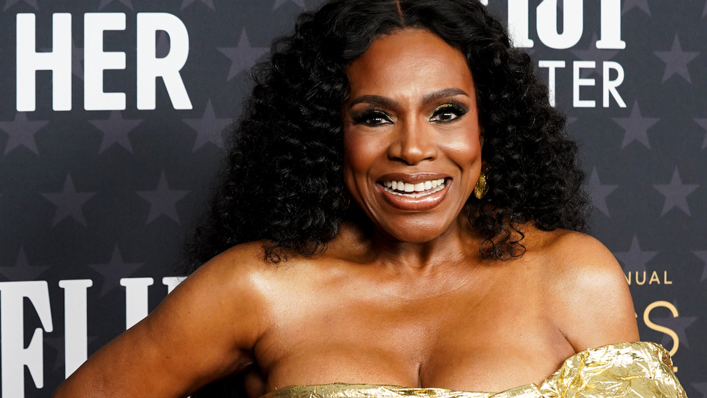 Sheryl Lee Ralph attends as Janelle Monáe accepts the Seventh Annual #SeeHer Award at 2023 Critics' Choice Awards