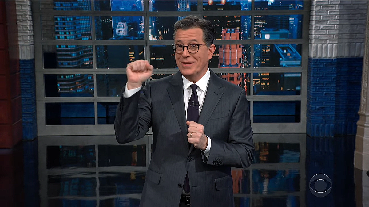 Stephen Colbert Trump Indictment