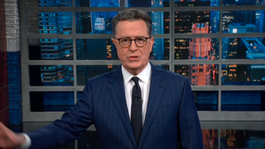 Stephen Colbert defends Biden doc scandal speed on Late Show (CBS)