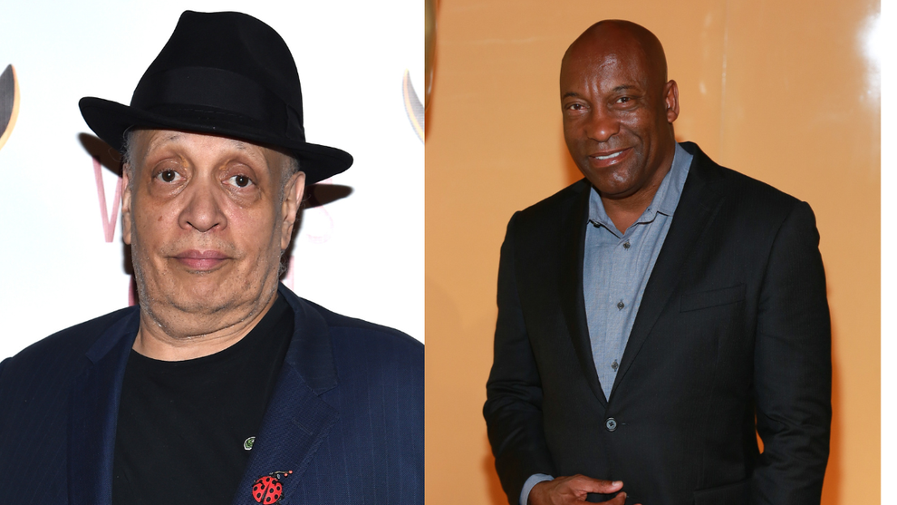 Walter Mosley and John Singleton (Getty Images)