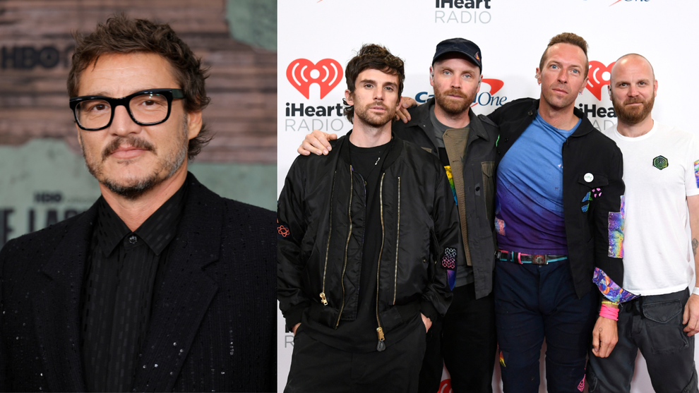 Pedro Pascal and Coldplay (Getty Images)