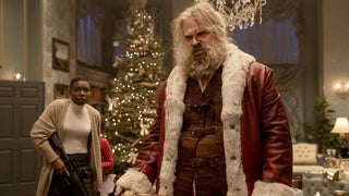 ‘Violent Night’ Director Breaks Down Final Fight Between David Harbour’s Santa and John Leguizamo’s Scrooge (Exclusive Video)