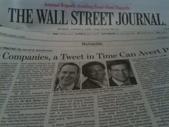 Wall Street Journal Taps Senior Leadership Team for Video