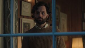 Penn Badgley as Joe Goldberg in episode 401 of "You."