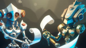 Robots reading text