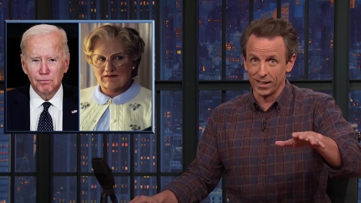 Meyers Dubs Biden "President Doubtfire," Wonders If He's Pretending to Be "Old and Confused" - Vimarsana News