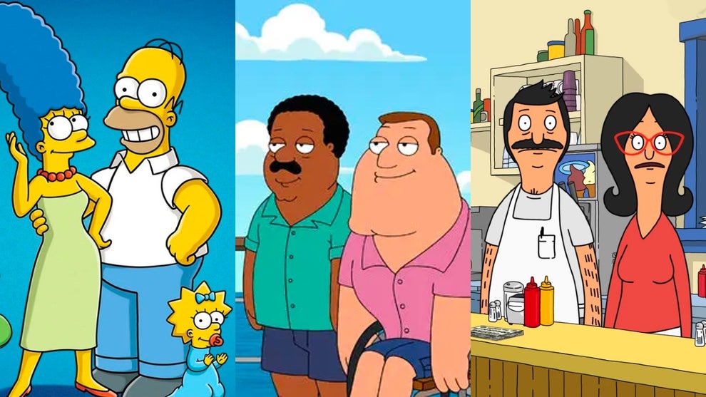 simpsons family guy bobs burgers