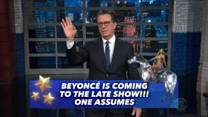 Colbert Fake Announces Beyonce as a The Late Show Guest